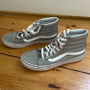 Grey High Top Vans Never Worn